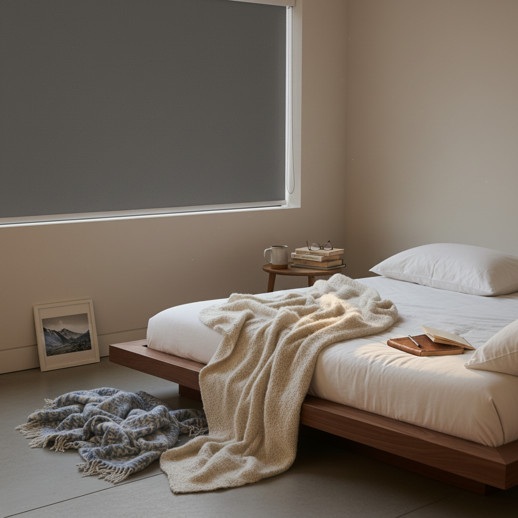Roller Shades rendered by Shadecast